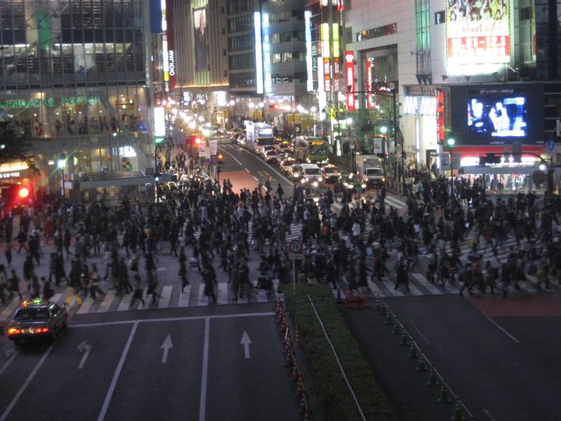 Shibyu Crossing - 5 way crosswalk