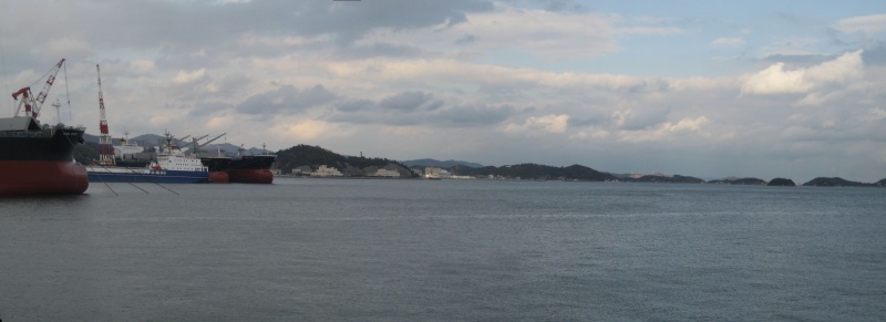 Ships in Tamano Harbor