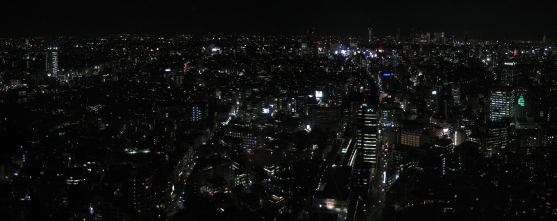 Tokyo at Night From Ebisu Garden Place Tower